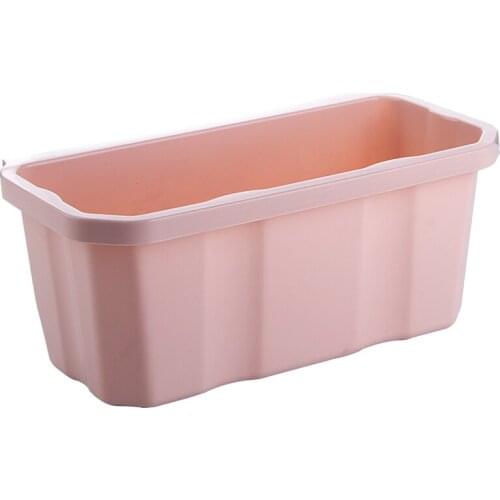 1PC Hanging Standing Kitchen Waste Bin Hanged Cupboard Door PP Simple Garbage Bin Dustbin Scrap Storage Box Waste Storage Bin