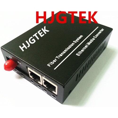 10/100M SM Simplex FC External power supply 2RJ45 20KM Unmanageable Fiber Optical Switch