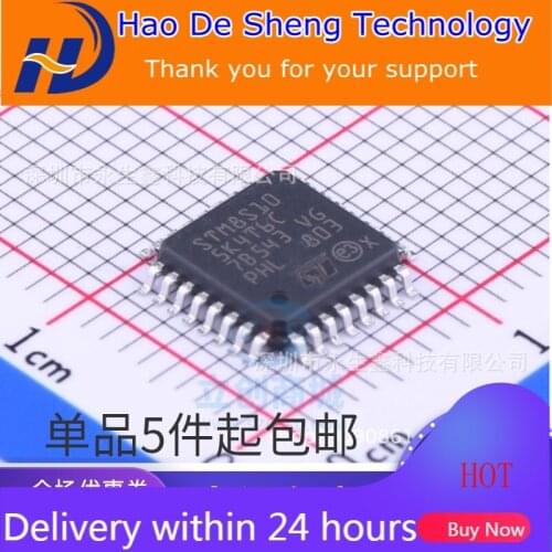 10PCS/LOT STM8S105K4T6C LQFP32 ST STMicroelectronics IC MCU Microcontroller New Original In Stock