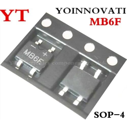 1000pcs/lot MB6F 600V 500MA SOP4 IC Best quality