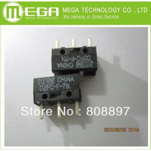 20pcs Free shiping 20PCS Micro Switch Microswitch D2FC-F-7N for Mouse D2F-J Microswitch Next Generation of D2FC-F-7N