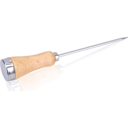 Barware Bar Tools Stainless steel wooden handle Long cone tools ice awl Utensils 2pc/lot