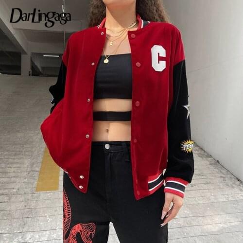 Женские красные куртки Darlingaga China At AliExpress