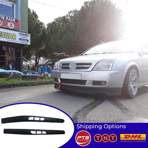 For Opel Vauxhall Vectra laguna model FRONT SPOILER BUMPER LIP Euro Spoiler Lip Universal 2 pcs Body Kit