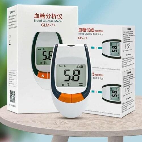 Diabetes Home Health Diabetic Glucometer Precise Lancing Device Blood Sugar Meter Glucometer Kit Tester
