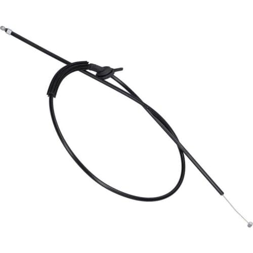 Hood Release Cable Durability Iron ABS Hood Release Wire 51237197474 for Car Engine Replacement for E65/66 750I BASE SEDAN