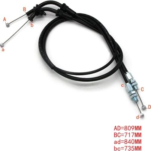 Motorcycle Throttle Cables Lines for Suzuki SV650 SV1000 U U2 K2 K3 K5 A UA K7 58300-16GA0