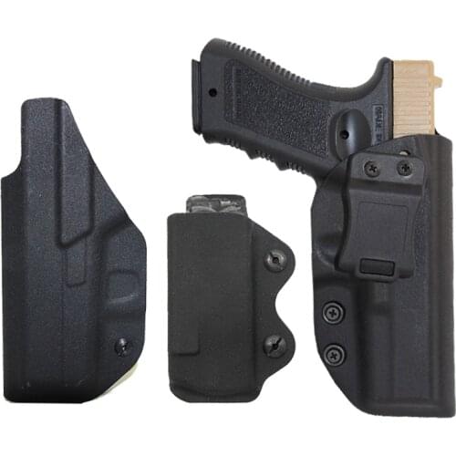 Military IWB Kydex Gun Holster for Glock 17 31 43 43x Airsoft Tactical Concealed Pistol Case Mag Pouch Gun Carry Belt Holster