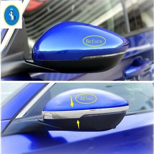 Yimaautotrims Fit For Honda Insight 2019 ABS Auto Accessory Door Rearview Mirror Cover Trim Garnish Molding Overlay Strip 2 Pcs