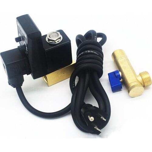 1/2" DN15 Automatic Electronic Drainer Split /Connect Type Electronic Timed Air Compressed Gas Tank Drain Valve 110v
