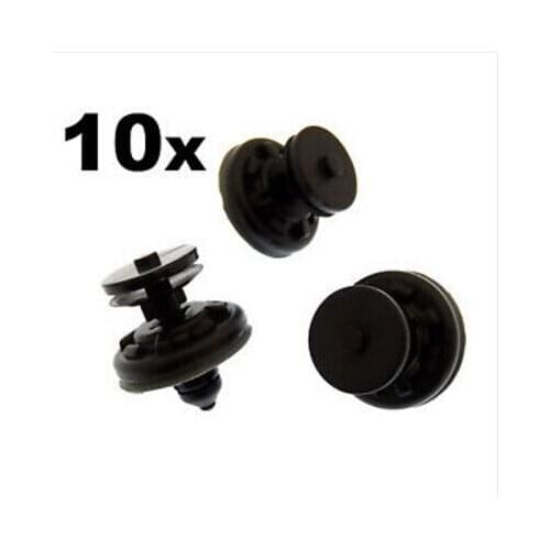 10x For Skoda Plastic Trim Clips for Door Cards & Interior Trim Panels & Covers