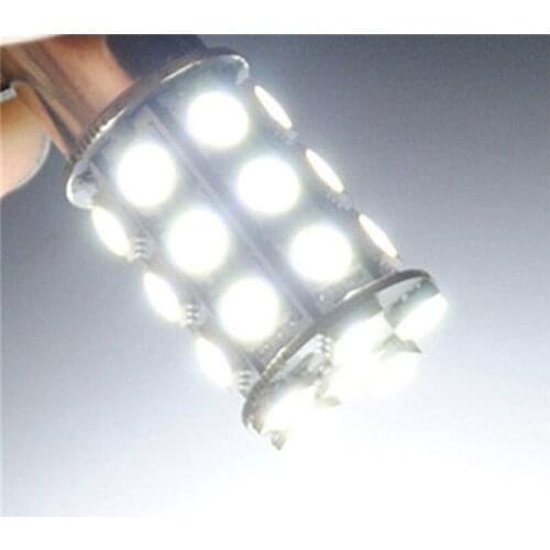 2pcs 12V LED 1157 White BAY15D P21/5W 27SMD 5050 Car Tail Brake Lights Bulb Lamp Popular