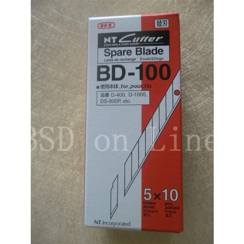 AIRLFA 500pcs/Lot Japanese NT Cutter BD-100 blade 30 degrees art blade very sharp good to use SK2 material