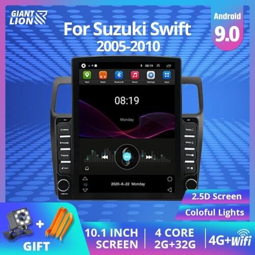 Car Radio Multimedia Player For Suzuki Swift 2005 2006 2007-2010 2007 2DIN Android 9.0 Navigation WiFi Autoradio Car DVD Player