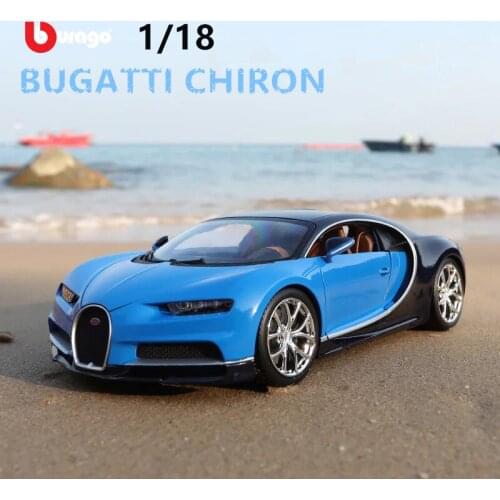 Bburago 1:18 Bugatti chiron car alloy car model simulation car decoration collection gift toy Die casting model boy toy