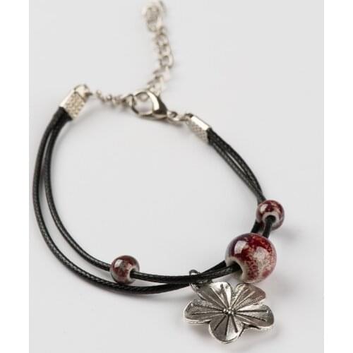 Ceramic Beads Hand-made Bracelets Boho Ethnic Bangles Braelets For women Gift DIY Jewelry #GY562