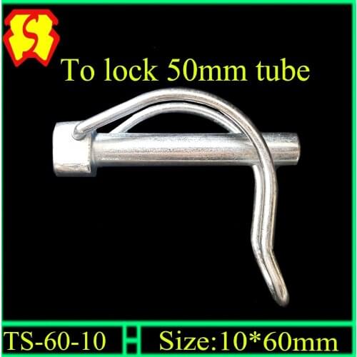 Quick lock and quick release pin for stage leg 10mmX60mm