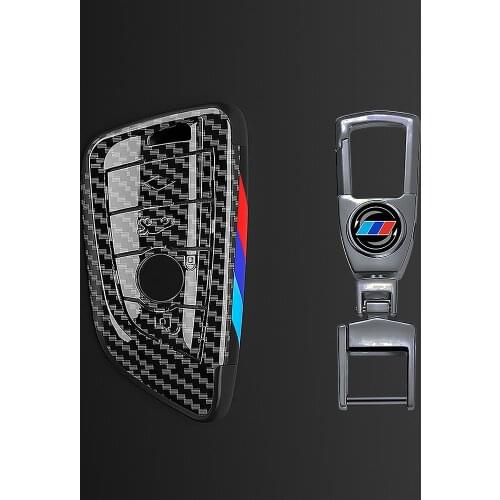 New Car Key Case Cover Suit For BMW 2 3 5 7 Series 6GT X1 X3 X5 X6 F45 F46 G20 G30 G32 G11 G12 F48 G01 F15 F85 F16 F86 Keychain