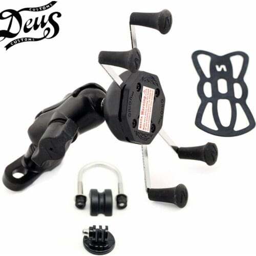 Phone Holder USB Charger For Aprilia Caponord 1200/ Tuono V4R 1000R/ Dorsoduro 1200 Motorcycle GPS Navigation Bracket X-Grip