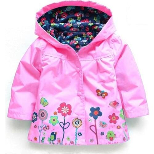 Children Raincoat Jacket Hooded Boys Jacket Girls Coat for Girl Tops Baby Kids Outwear Coats Clothes Fashion Raincoat Clothing