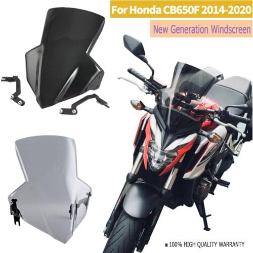 Motorcycle Fly Screen Windshield Windscreen Protector for Honda CB650F 2014 2015 2016 2017 2018 CB 650 F CB 650F Wind Deflector