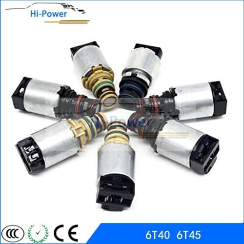 7PCS 6T40 6T45 Original Transmission Shift Solenoid for Chevrolet Cruze Epica Lacetti Astra Antara Saab 9'4 6T45E 6T40E