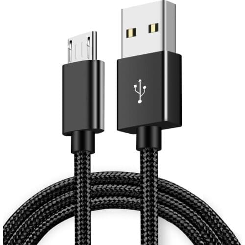 Micro USB Cable 2.4A Fast Charging Data Wire Phone Charger Cables for Nokia 4.2 3.2 2.2 5 6 Samsung Huawei Redmi Android Cord