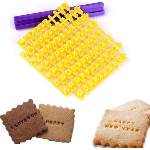 New Alphabet Letter Cake Mould Biscuit Cookie Cutter Press Stamp Embosser Tool
