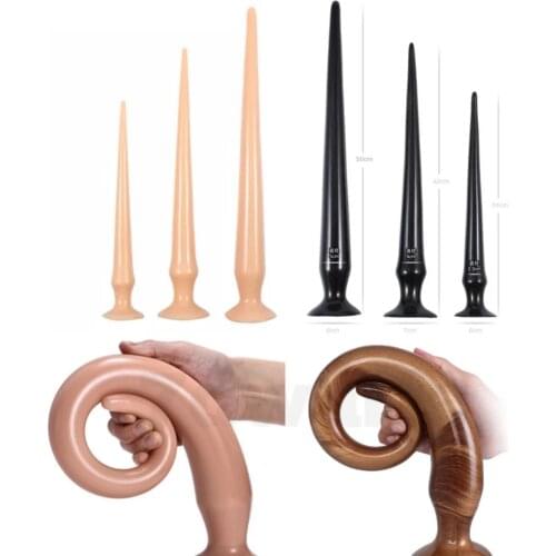 Super Long Big Anal Dildo Suction Cup Anal Plug Prostate Massager Anales Whip Dilator Butt Plug Adult Gay Masturbator Sex Toys