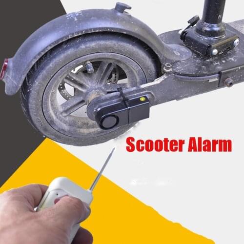 Burglar alarm for xiaomi m365 electric scooter Vibration reminder Siren Wireless Remote Control Device Sensor Security Alertor