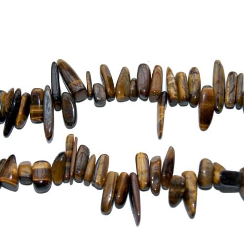 Wholesale 12-18 MM Stick Shape Natural Stone Tiger eye Stone Beads For Jewelry Making DIY Necklace Bracelet Material Strand 15