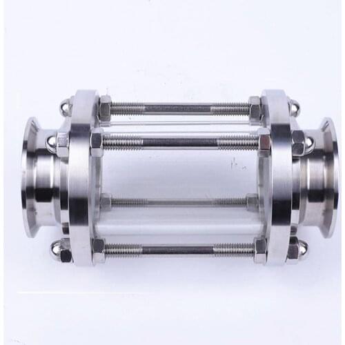 Brewing Diopter 2.5" Tri Clamp x 57mm 2.25" Pipe OD SUS 304 Stainless Steel Sanitary Flow Sight Glass Homebrew Beer
