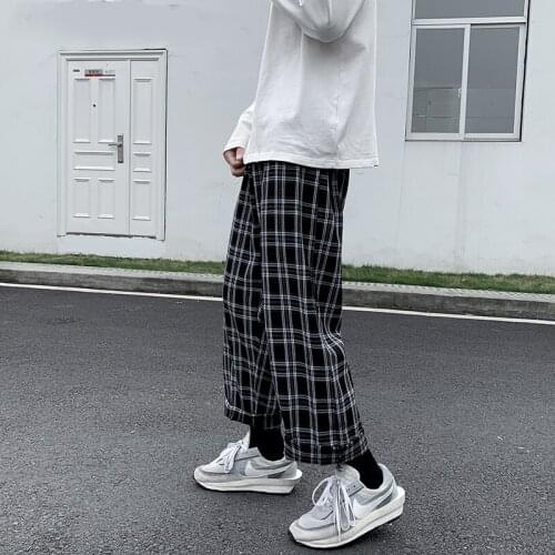 Мужские брюки в клетку RANMO China At AliExpress