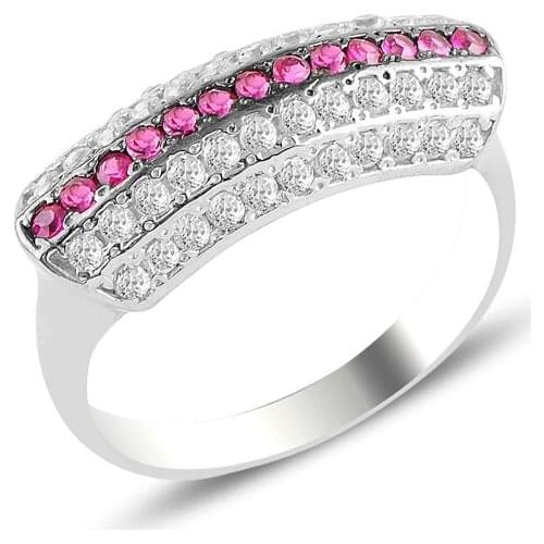 Silver 925 Sterling Zircon Stone Ring