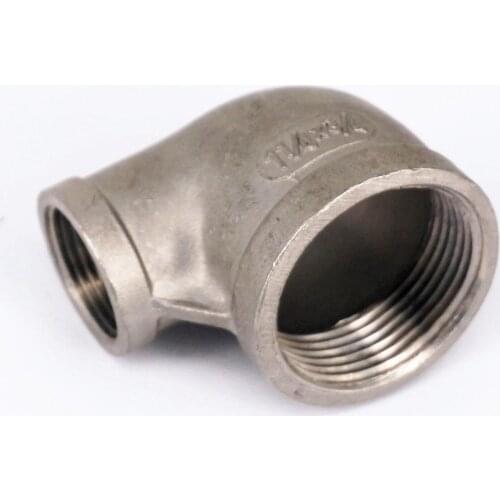 1-1/4" BS To 3/4" BSP Female 304 Stainless Steel Reducing Elbow Connector Pipe Fitting water oil air