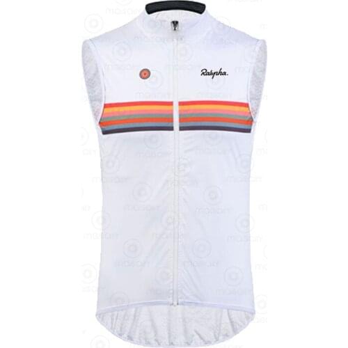 Ralvpha 2021 New Cycling Vest Man Windstopper Bicycle Vest Sleeveless Lightweight Breathable Windproof Bicycle Jersey