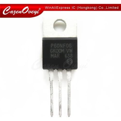 10pcs/lot STP60NF06 TO220 P60NF06 TO-220 STP60NF06L 60NF06 new and original IC In Stock