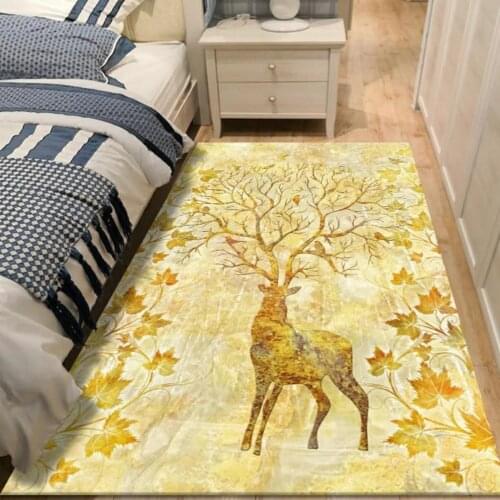 Carpet Pattern Bedroom Decoration Carpet Hand Wash and Machine Wash Rugs and Carpets for Bedroom Living Room