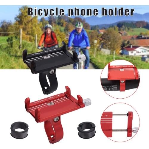 Motorcycle Bike Phone Holder Mount Bicycle Aluminum Alloy Phone Bracket Moto Outdoor Riding Handlebar for Navigation XR-Hot