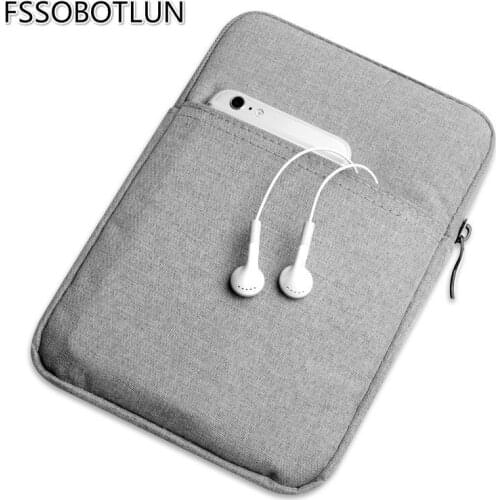 FSSOBOTLUN,6 Colors,High Quality For Apple iPad 10.5" Pouch Zipper Canvas Bag Protector Case For iPad 2/3/4
