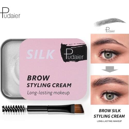 Pudaier Feathery Brows Setting Gel Grooming Eyebrows Gel for Eyebrows Styling Wax/soap Henna for Eyebrow Pencil rows Soap Kit