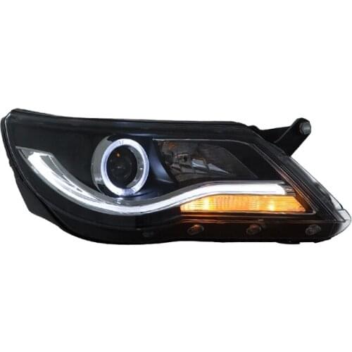 Goodmolds with DRL factory wholesales head lamp 2010-2012 led headlights for VW tiguan