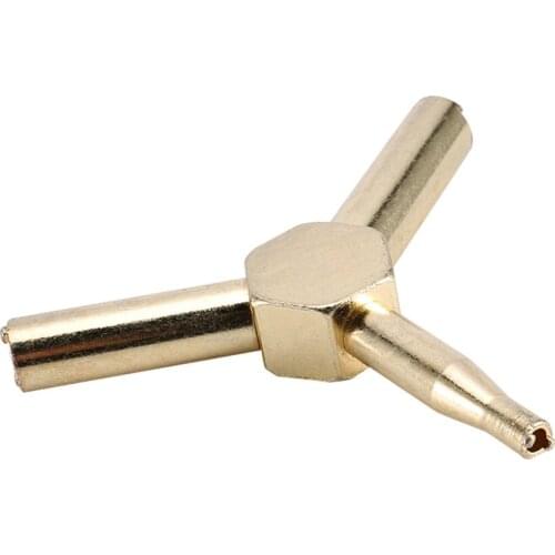 Valve Key Removal Tool Stainless Steel Multi Function Triangle Outlet Valve Key Disassembly Wrench Tool