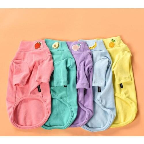 Strawberry Dog Clothes Winter Pet Dog Clothes For Dogs Costume Cotton French Bulldog Clothing For Small Dog Costume Pet Outfits