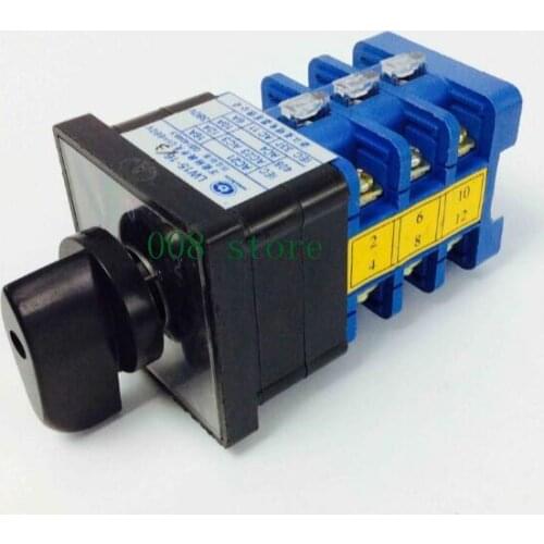 LW15-16/3 universal switch combination, double power switch, 3 gear, 2 section control motor, electric cabinet