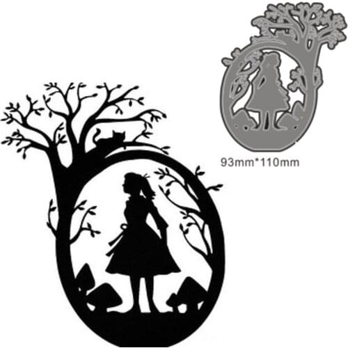 Metal Cutting Dies Cut Mold girl Decoration Scrapbook Paper Craft Knife Mould Blade Punch Stencils