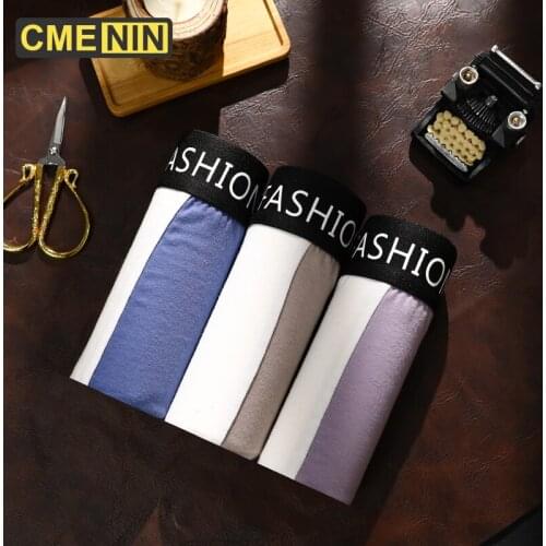 CMENIN Cotton Sexy Gay Mans Underwear Boxer Homme 2021 New Mens Underpants Men Underwear Boxers Boxer For Men Transparent CM894