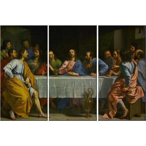 Jesus canvas Wall Art The Last supper cuadros Decoration art painting Modular pictures on Canvas Wall Pictures for Living Room