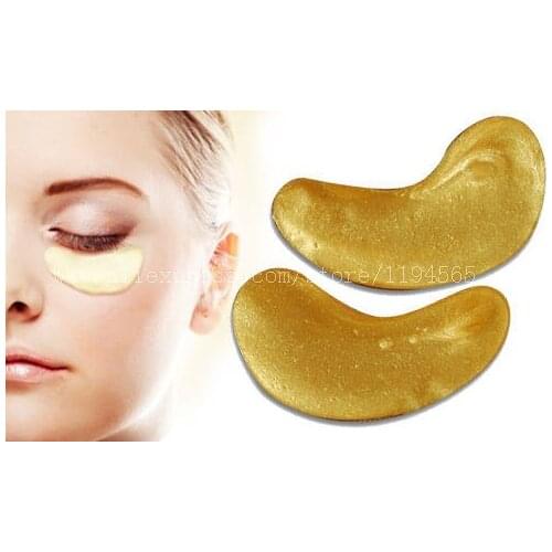 Ageless 10 Pairs New Crystal 24k Gold Powder Gel Collagen Eye Mask Anti Wrinkle