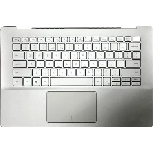 NEW Laptop For DELL Inspiron 5000 5490 5498 Silver Notebook Computer Case 0X6YXC Case Palmrest Upper Case With Keyboard touchpad